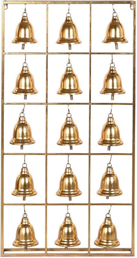 Wanddecoratie Home ESPRIT Gouden (Afzuig)kappen 50 x 10 x 97 cm