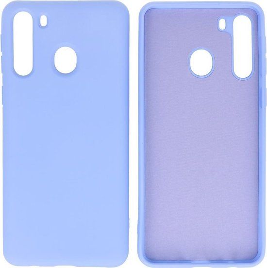 BestCases Fashion Telefoonhoesje Backcover Samsung Galaxy A21 - Paars