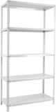 Simonrack Comfort 5/500 Wit - Metalen stellingkast, 1800x900x500 mm, 5 niveaus, metalen legborden, draagvermogen 100 kg
