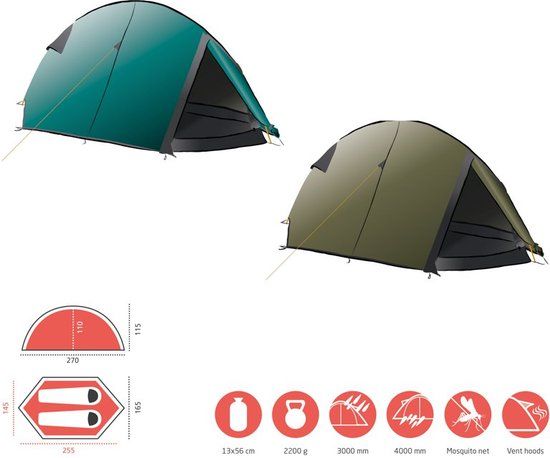 Grand Canyon Cardova 1 Tent - Blauw