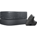 Logitech K860 + Logitech MX Verticale Ergo Muis