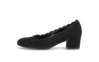 Gabor Damen Pumps Tunis Zwart Leer Blokhak 4-5 cm Maat 35.5