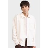 Redefined Rebel overshirt met textuur ecru