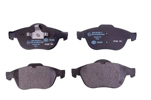 HELLA PAGID 8DB 355 009-111 Remblokkenset - T1214 - Dikte: 18.3mm - Remsysteem: Teves - Niet geschikt voor slijtage waarschuwingscontact - voor o.a. RENAULT