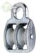 DX 12 mm diameter kabel 390 kg belasting katrol dubbel wiel nylon