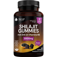 New Leaf Products Shilajit Gummies met Zink en Vitamine B6 - 60 gummies