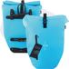 Voltano Luxe Fietstas 28L - Enkele Pakaftas - Gletsjer Blauw - 100% Waterdicht - Met Schouderband