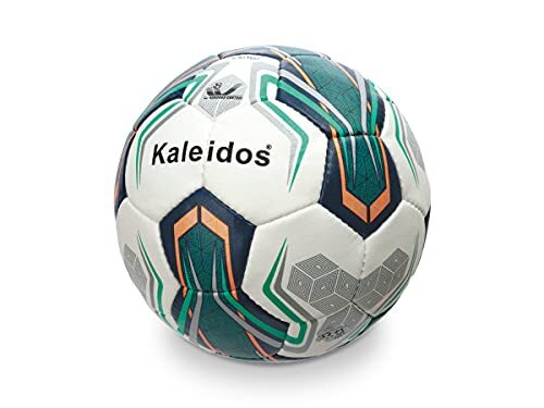 Mondo Sport Futsal Ball VENUS R.C. KALEIDOS - Maat 4 Professional - 440 g - Wit Grijs Groen - 13677