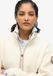 Superdry Active fleecetrui met halve rits Dames Truien Rice White