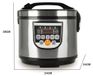 Cuisinière de voyage - Cuisinière multifonctionnelle - 5 litres - 700 watts - Affichage LED - Chauffage tridimensionnel - Idéal pour les aliments pour bébés - Convient pour 2-5 personnes