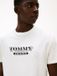 Tommy Hilfiger Tommy Jeans Heren T-shirt Katoen Zwart/Wit XL
