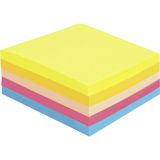 DELI Plaknotitie D335999 7.6 cm x 7.6 cm 5-kleurig 400 stuk(s)
