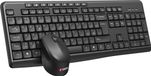 C-TECH WLKMC-04, draadloze set met muis, zwart, USB, geschikt voor Tsjechische/Slowaakse toetsenindeling