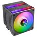 Mars Gaming MCPU-X26, Dual Tower CPU-koeler 350W TDP, 2x 120mm ARGB Infinity Mirror ventilatoren, 6 Heatpipes HCT, Koperen kern, FDB-lagers, Stille modus, Intel LGA en AMD, Zwart