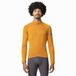 AGU Essential Maillot de cyclisme manches longues Thermo Maillot de cyclisme Hommes Orange S Respirant Intérieur brossé 3 poches arrière