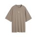 PUMA T-shirt ample pour femme XS, Mouse Gray Beige