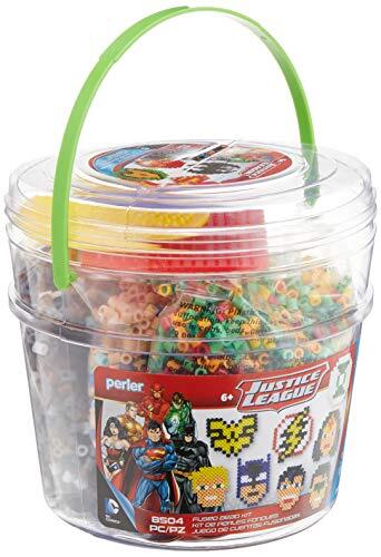 Perler Parler Fused Bead Bucket Kit-justice League