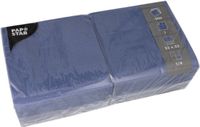 Papstar 500 Servetten, 1-laags 1/4 vouw 33 cm x 33 cm donkerblauw