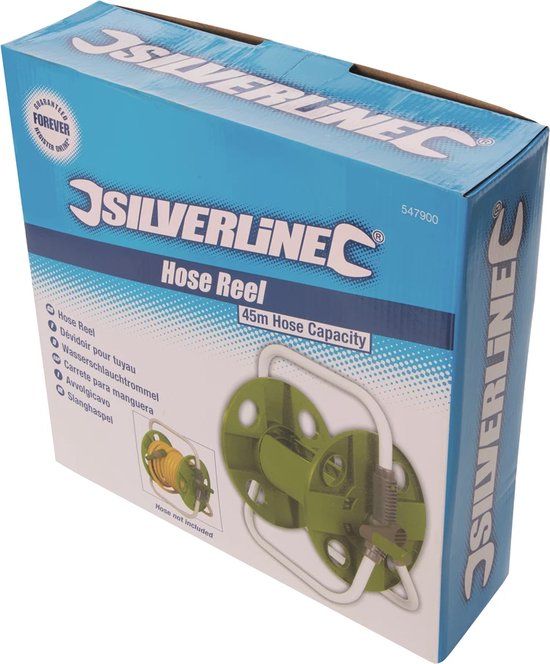 Silverline Lichtgewicht Slanghaspel - 45 meter - Anti-kink