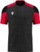 Macron Glory Golem Shirt Korte Mouw Heren - Zwart / Rood | Maat: 5XL