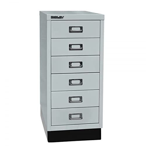 Bisley MultiDrawer 29-serie - 6 Laden - Lichtgrijs - DIN A4 - 38 x 27,9 x 67 cm