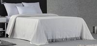 Plaidtor Kasachstan Plaid multifunctioneel, katoen, ecru, 180 x 270 cm
