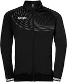 Kempa Herren Wave 26 Poly Jungen Sport Fußball trainingssweatvest Sweatjack, zwart (zwart/antraciet), XL