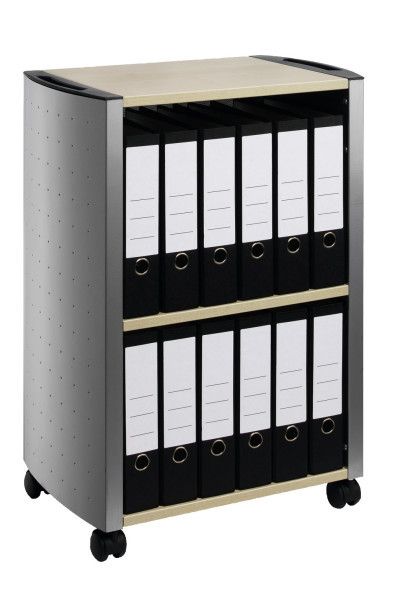 Durable Design Line Trolley - A4 - Polyester - Charcoal, Silver
