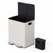 Klarstein 40 L moderne design-prullenbak met 2x20 L afvalscheiding