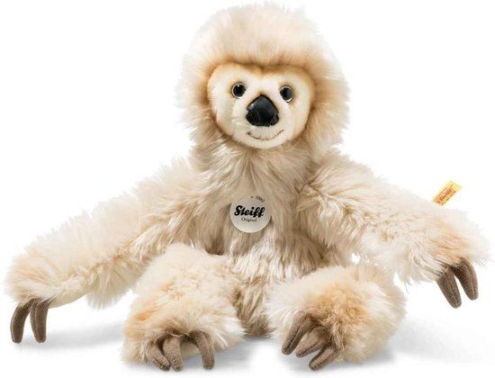 Steiff Miguel Luiaard Knuffel - 33 cm - Blond