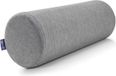 Unyqoos® Nackenrolle viscoelastischer Memory-Schaum 15 x 40 cm, mittelfest & stabil, Bamboo‑Elasthan‑Bezug (), gris – coussin de nuque, rouleau de voyage, de dos et de genou