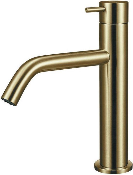 Qisani Flow Waschtischarmatur Gold / Gold Aufsatzarmatur