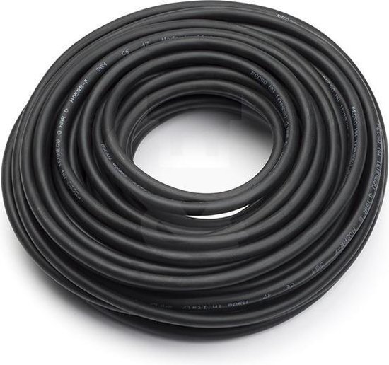 ProCable Rubber kabel - 20 meter (Zwart, 3 x 1 mm²)