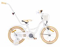 Sun Baby Flower Bike Meisjesfiets 16 inch Wit Beige