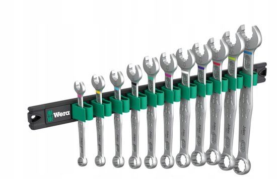 Wera Joker 6003 ringsleutelset met magneetstrip - 11 stuks