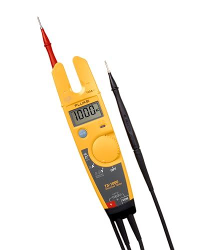 Fluke T5-1000 elektrische tester met open tang, 1000 V, spannings-, doorgangs- en stroomtester