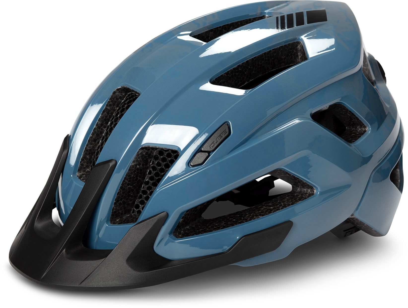 CUBE CUBE HELMET STEEP GLOSSY BLUE / GLOSSY BLUE / Uni / S (49-55) / 2024