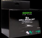 Gecko Boorborstel-Set 5 stuks