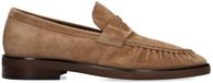 Manfield Taupe Suède Crinkle Loafers - Maat 45