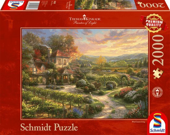 Schmidt Thomas Kinkade legpuzzel Wine Country Living 2000 stukjes