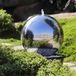 Köhko® Stainless Steel Ball Fountain 21004, Ø40 Cm High Gloss Polished with LED Lighting