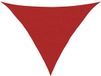 vidaXL Zonnezeil 160 g/m² HDPE Rood