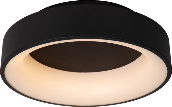 Lucide MIRAGE - Plafonni&#232;re - &#216; 38 cm - LED Dimb. - 1x22W 2700K - Zwart