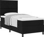 Maison Exclusive - Lit boxspring avec tête de lit, Noir, 100 x 200 cm, rembourré