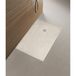 Wiesbaden Stonea receveur de douche - Antidérapant - Composite - 800x900x30mm - Réductible - Beige