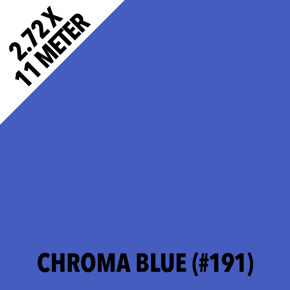 Colorama 191 Chroma key Blue 2 72x11m