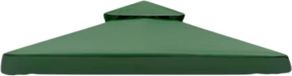 Toit de remplacement pour tente de réception/pavillon – 3x3 mètres – Imperméable & UV50+ – Convient pour jardin, terrasse et fêtes – Vert