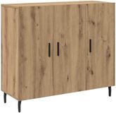 vidaXL Dressoir Artisan Eikenhout 90 x 34 x 80 cm