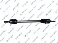 GSP 299271 aandrijfas | Compatibel met: CITROËN C3 II, DS3, PEUGEOT 207, 207 SW