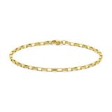 Frank 1967 7FB-0823 Heren Armband Stalen Schakelarmband Goudkleurig Mat